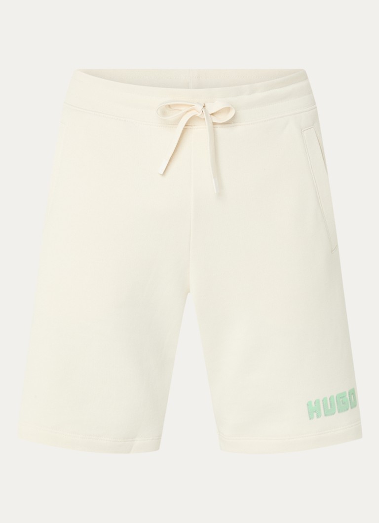 Pantaloni scurți de trening cu logo HUGO BOSS, drepți