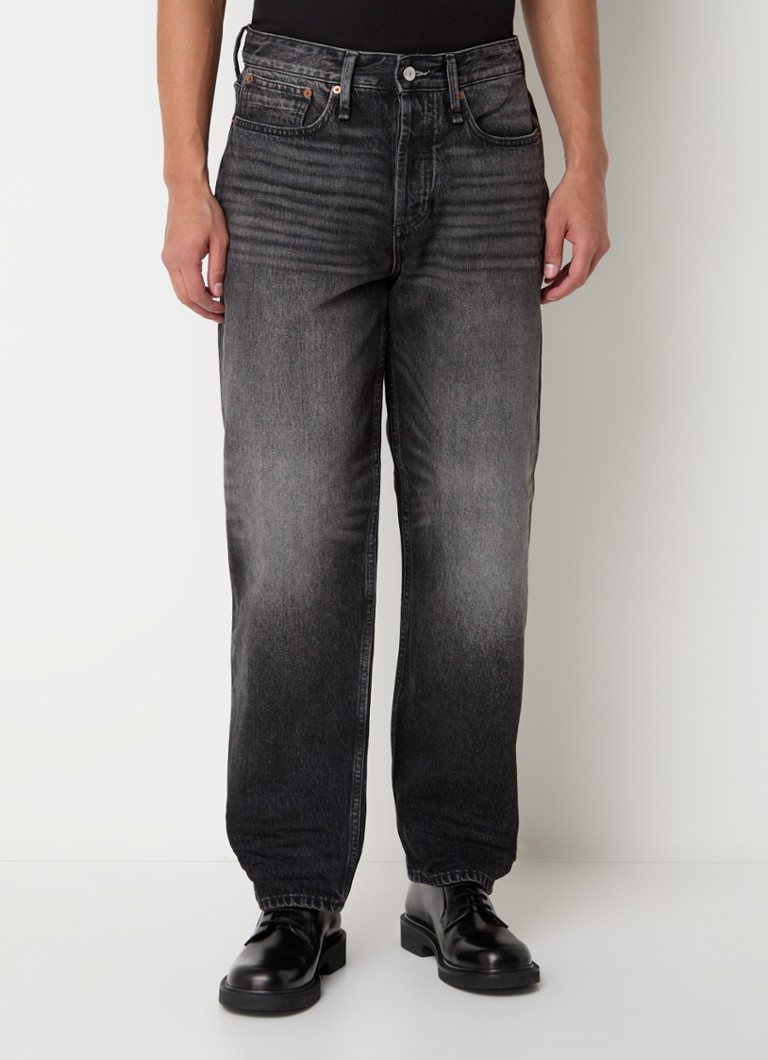Blugi Jean Denham Rag tapered, culoare spălată