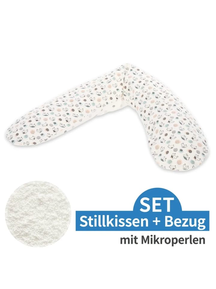 Theraline Stillkissen Das Original mit Mikroperlen-Füllung inkl. in weiss,motiv günstig kaufen onesize
