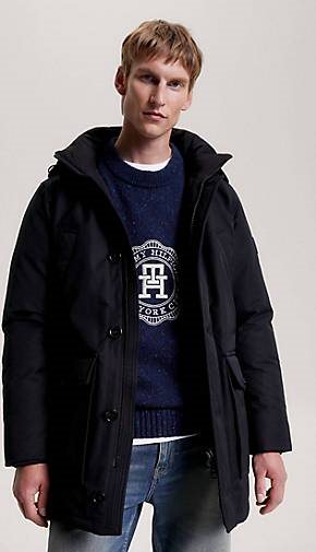 TOMMY HILFIGER Herren Daunenjacke mit Kapuze ROCKIE NON FUR DOWN PARKA