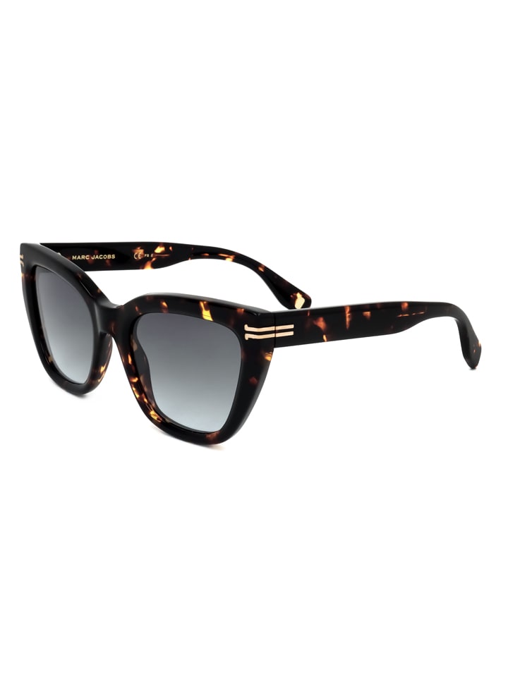 Marc Jacobs Damen-Sonnenbrille in Havana/ Dunkelblau günstig kaufen 53