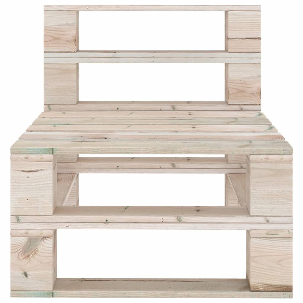 vidaXL Loungesofa Garten-Mittelsofa aus Paletten Kiefernholz Imprägniert, 1 Teile