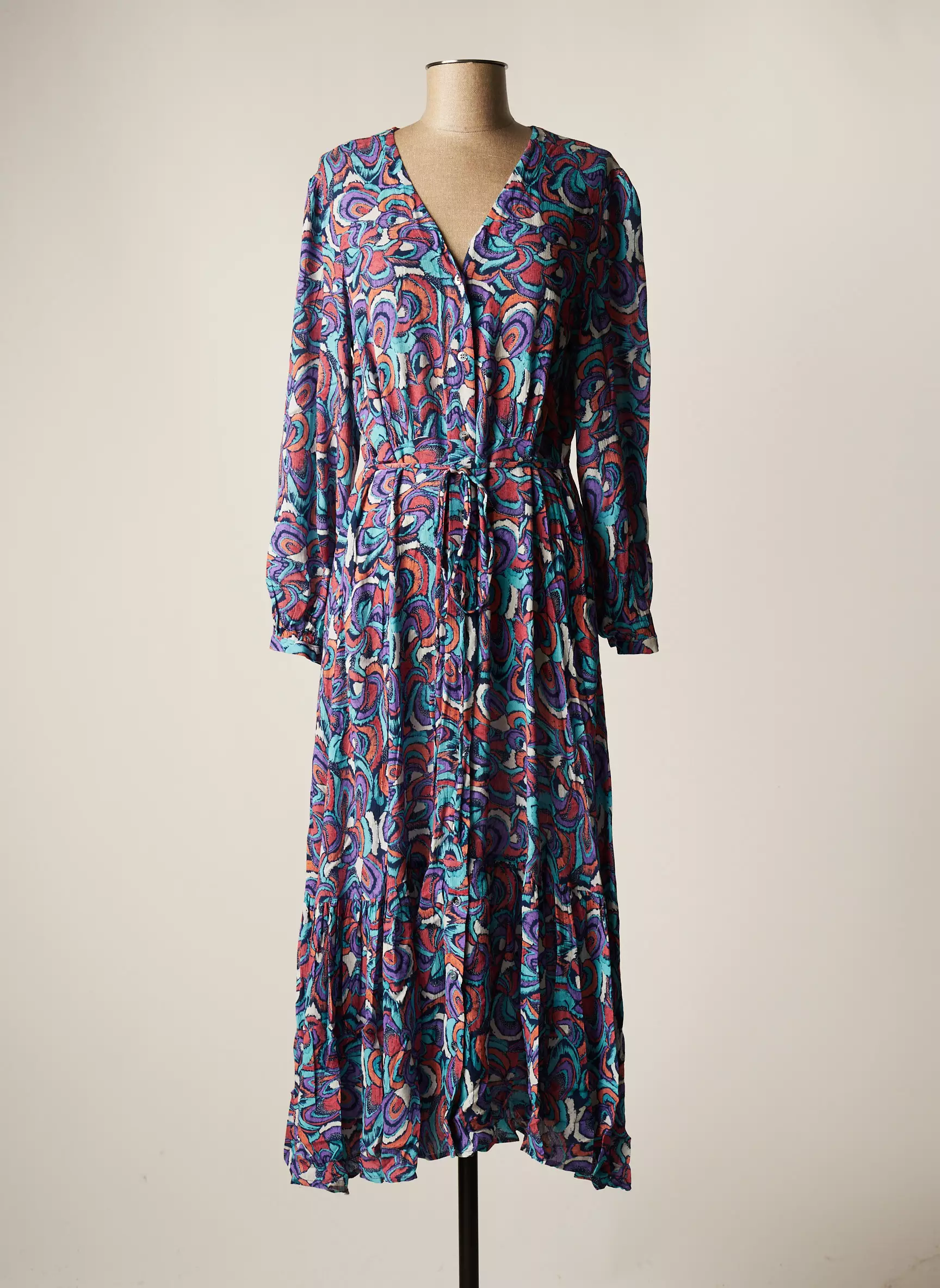Rue Mazarine Robes Longues Femme couleur bleu
