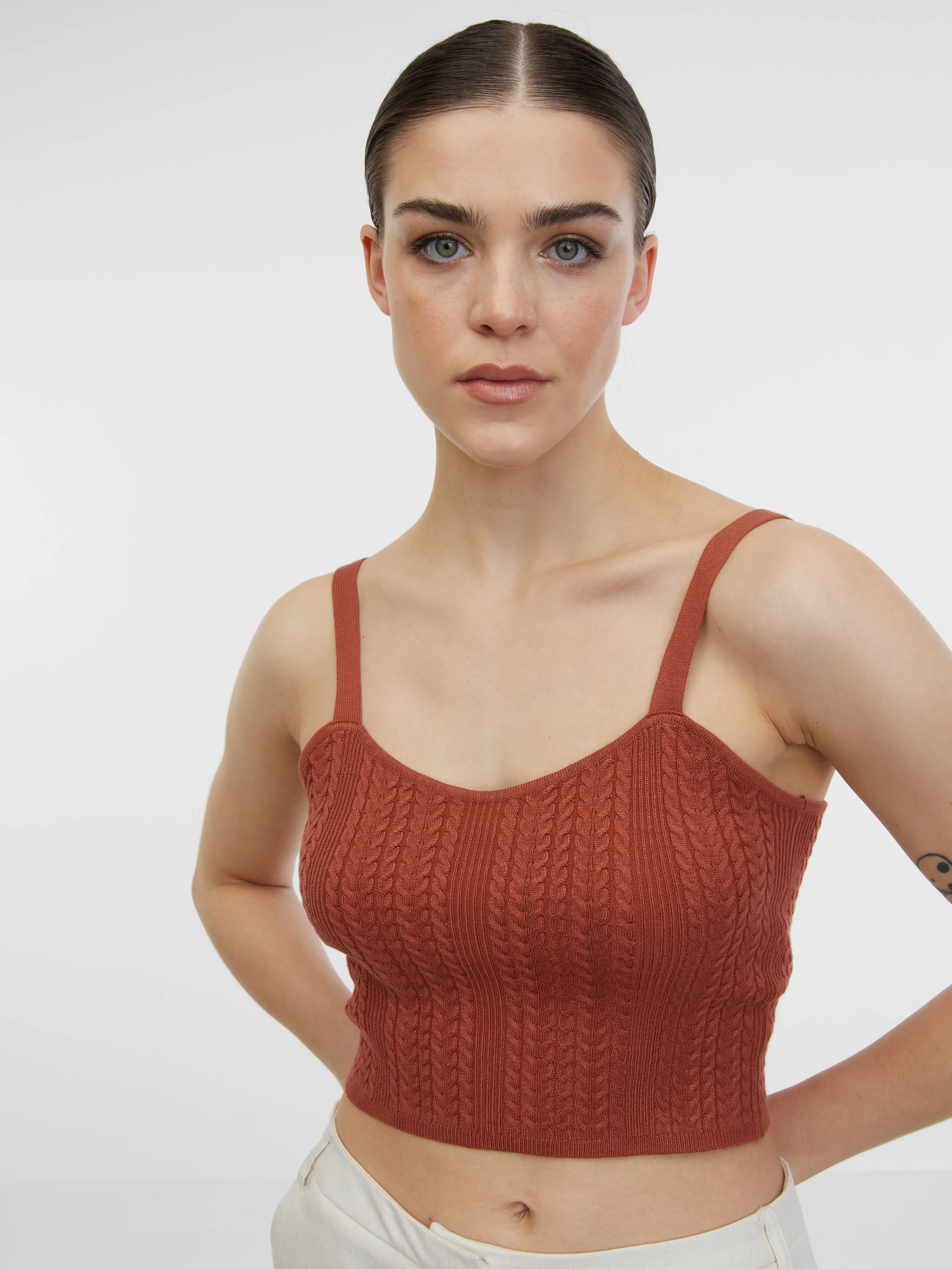 Braunes Damen-Top ORSAY