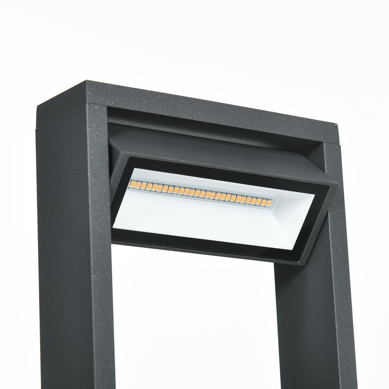 Outsunny Gartenlampe, Wegleuchte, LED Gartenleuchte Verstellbar IP65 Wasserdicht