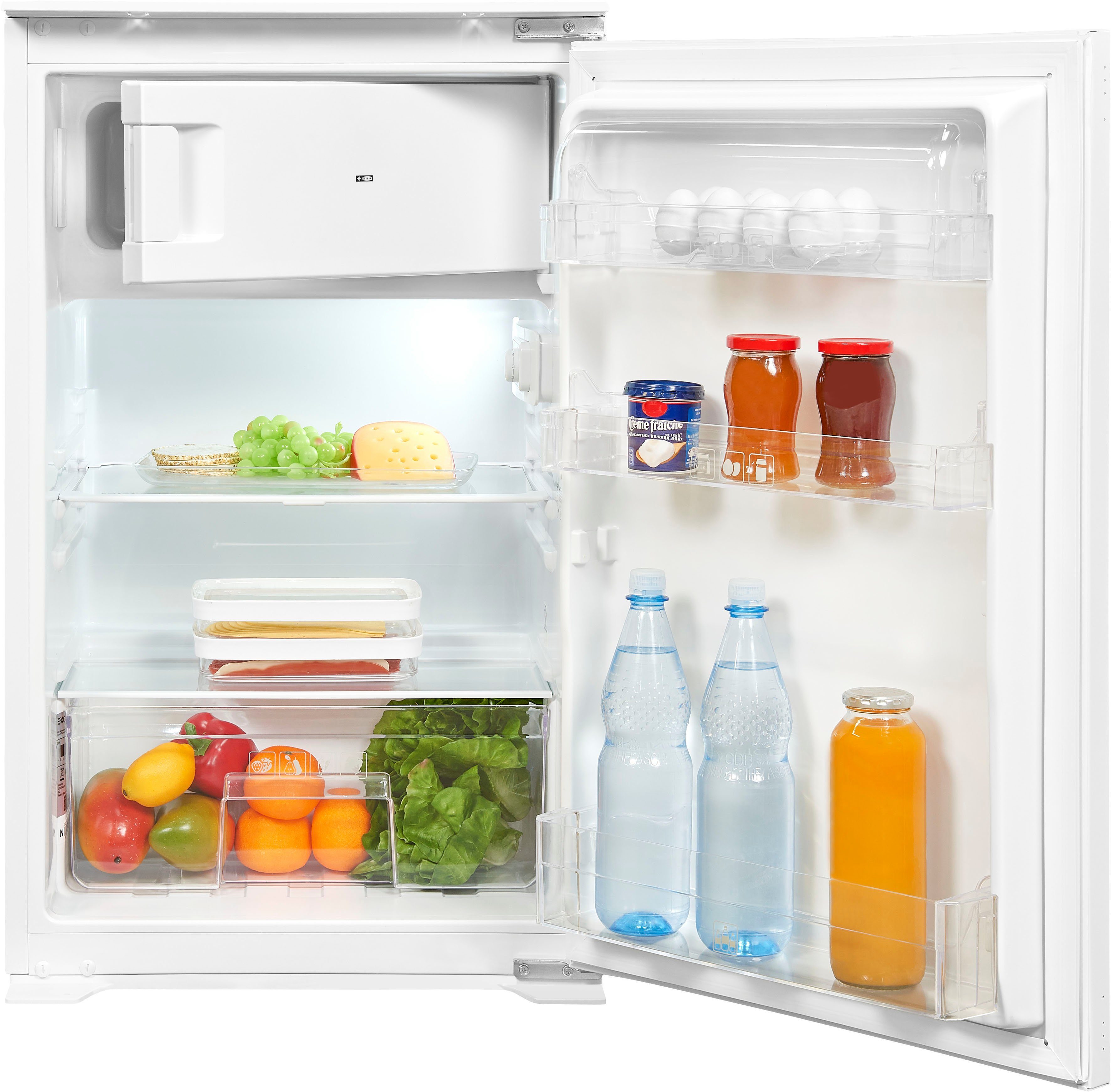 exquisit Einbaukühlschrank EKS131-3-040F, 88 cm hoch, 54 cm breit