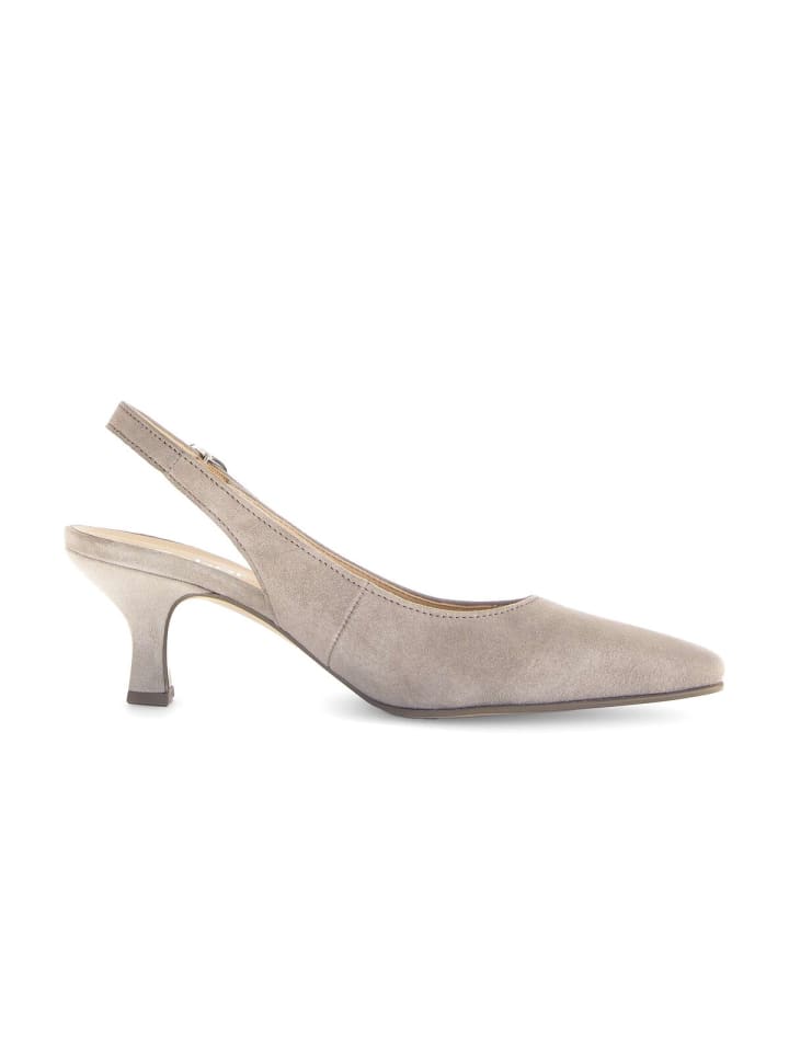 Gabor Fashion Slingpumps in beige günstig kaufen