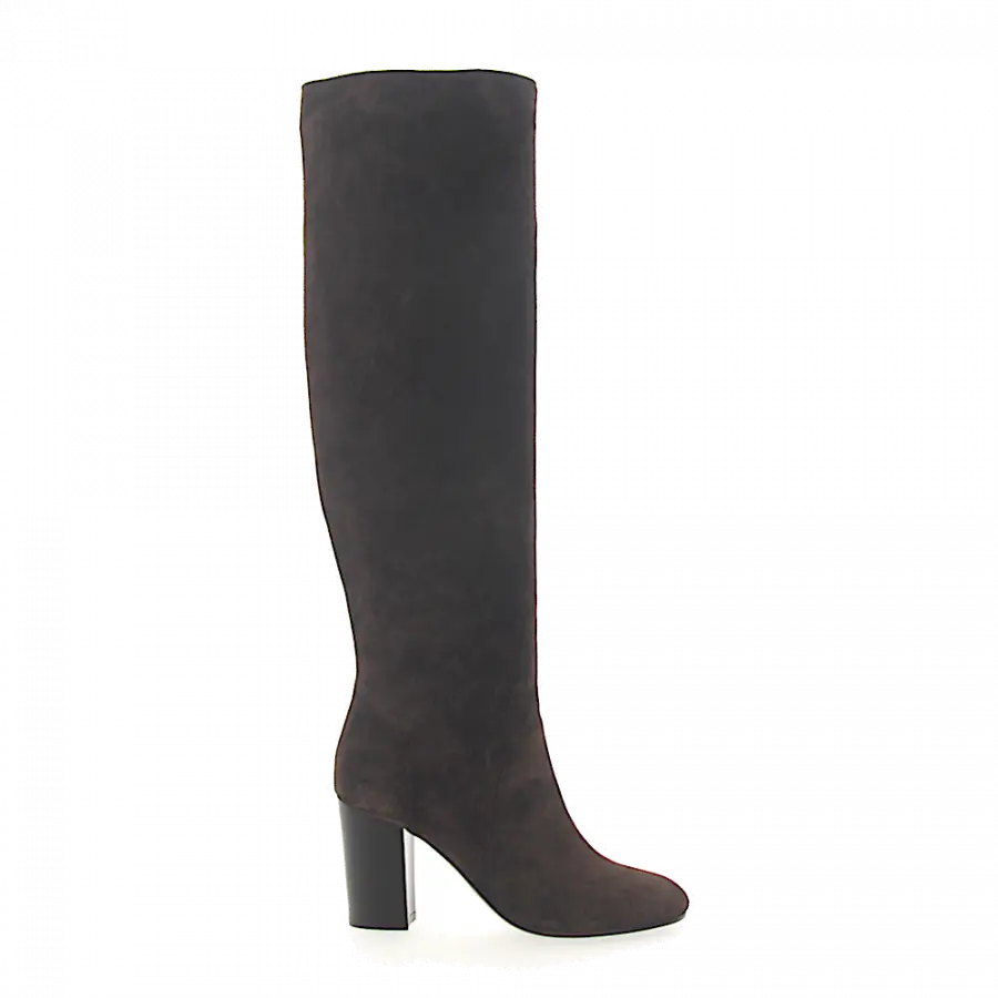 Lanvin - Stiefel Veloursleder braun - braun