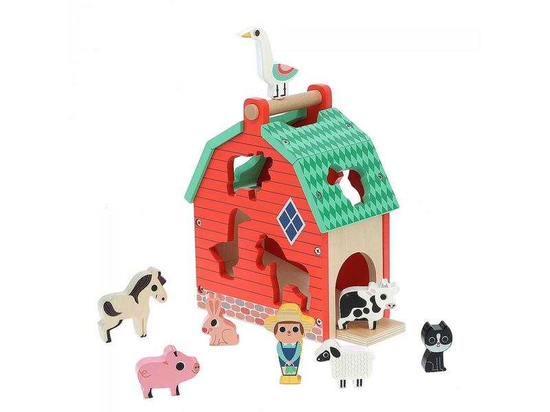 Ma belle ferme des formes Ingela P.Arrhenius, Vilac