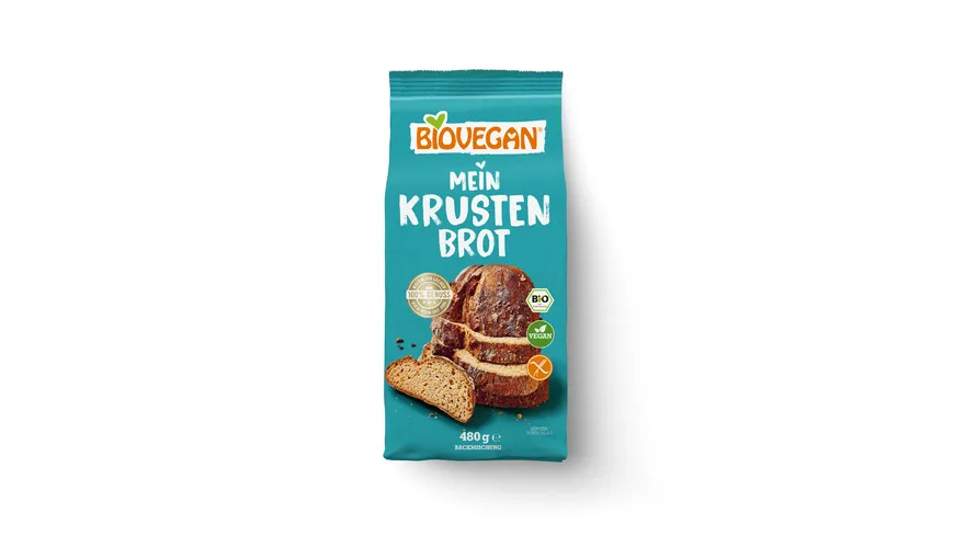 BIOVEGAN Bio Backmischung Mein Krustenbrot 480 g