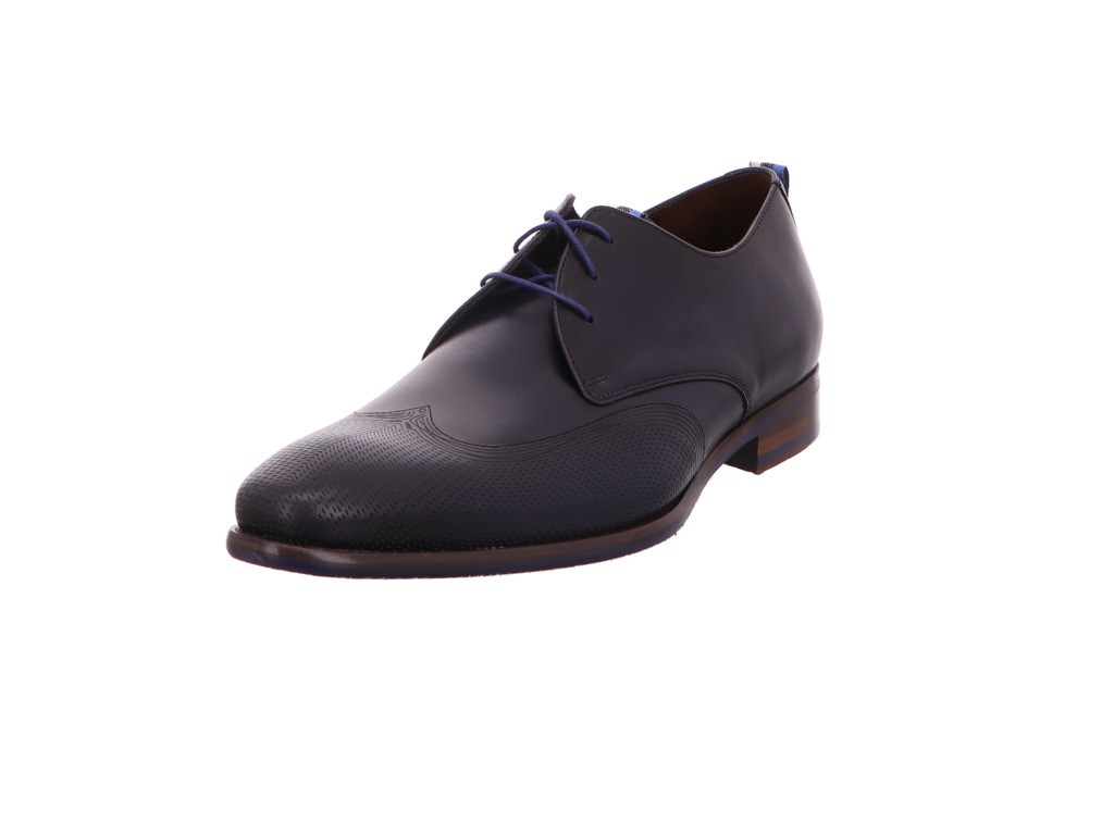 FLORIS VAN BOMMEL Business Schuhe blau Floris Dressed DarkBlue Calf