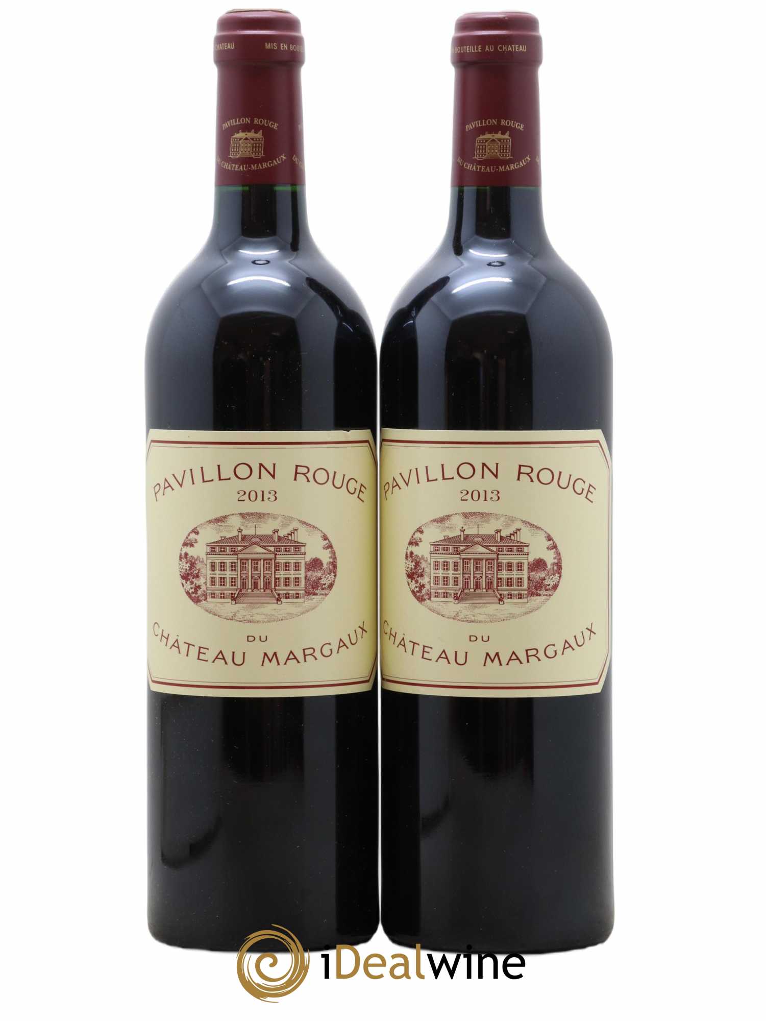 Pavillon Rouge du Château Margaux Second Vin  2013 - Lot de 2 Bouteilles