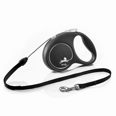 flexi Black Design Seil-Leine schwarz, 5 m