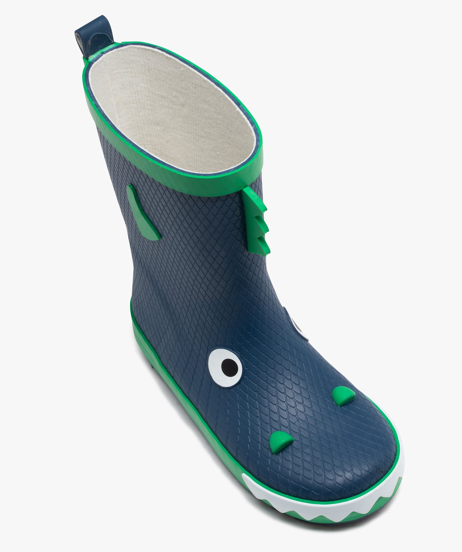 Bottes de pluie Garçon en caoutchouc avec écailles bleu | GEMO