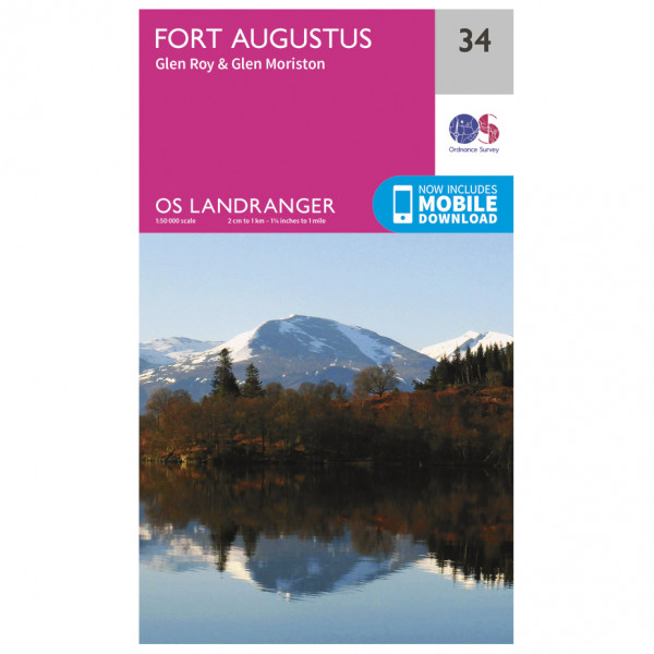 Ordnance Survey - Fort Augustus L034 - Wanderkarte