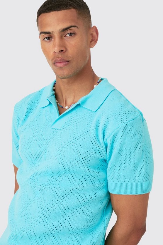 Poloshirt in Aqua