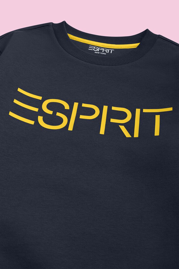 Logo-Sweatshirt mit Rundhalsausschnitt