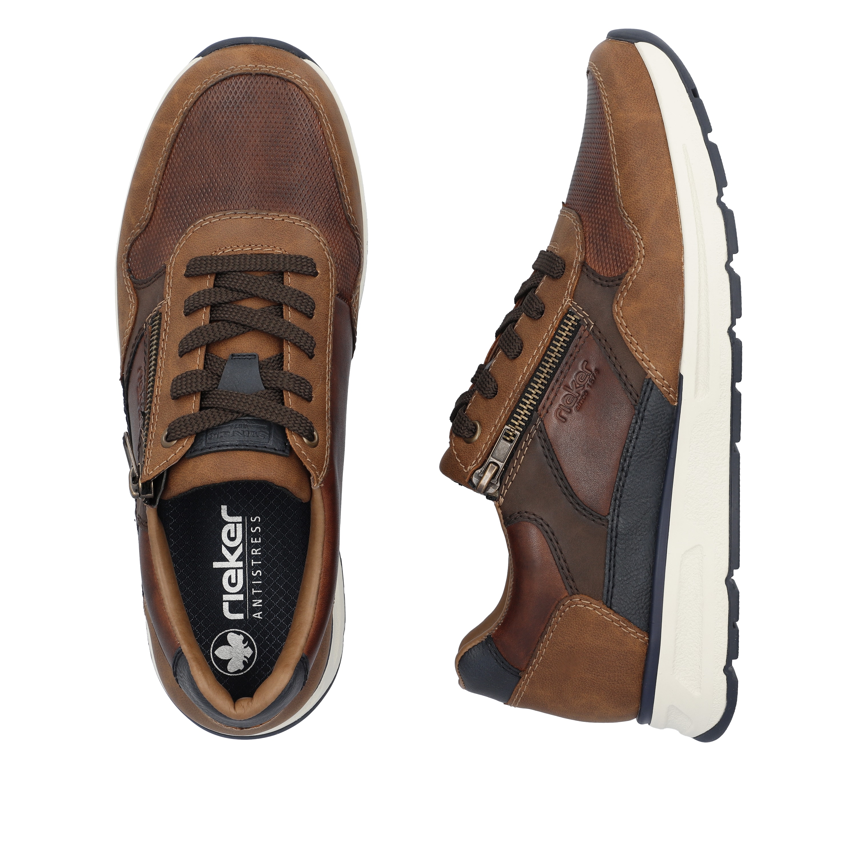 Rieker Herren Sneaker Low nussbraun