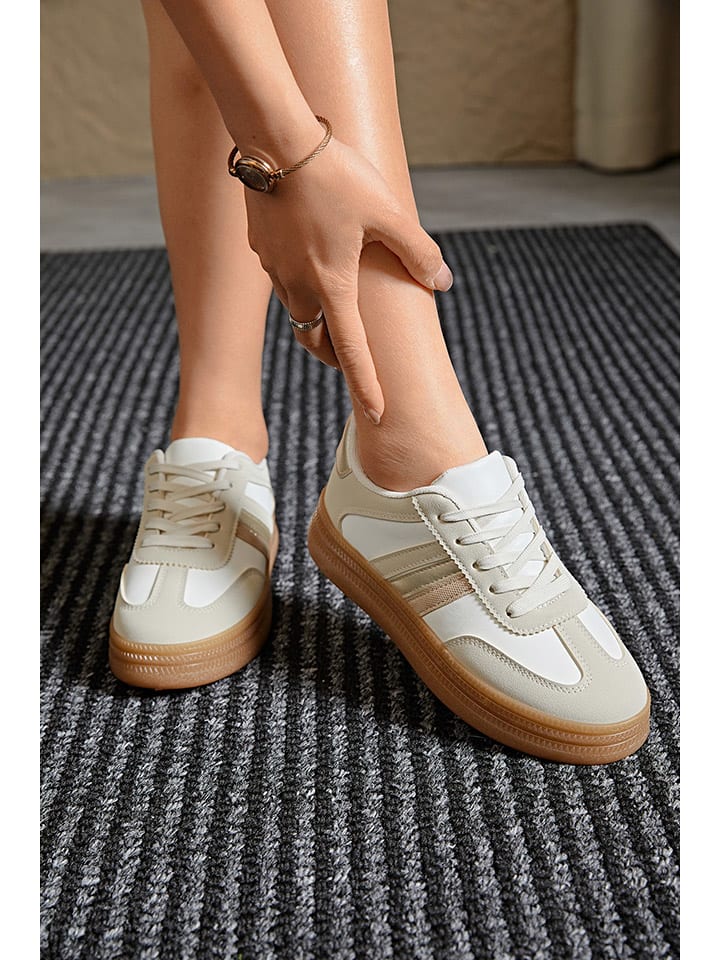 Sixth Sens Sneakers in Beige/ Weiß günstig kaufen