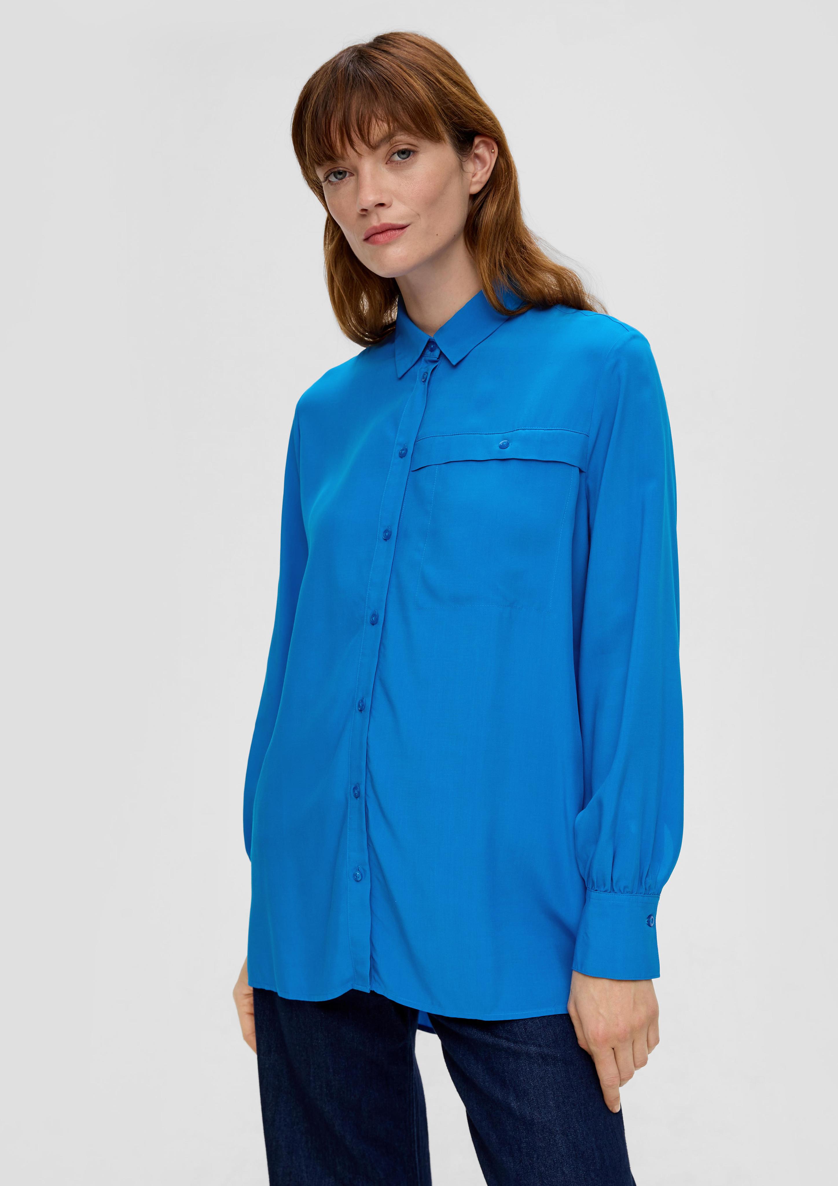 Longbluse aus reiner Viskose  2139177-5528