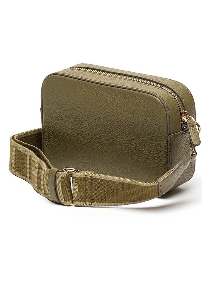 COCCINELLE Leder-Umhängetasche in Khaki - (B)21 x (H)17 x (T)6 cm günstig kaufen onesize