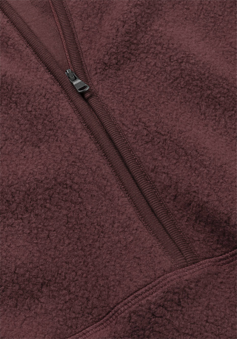 Fleece-Hoodie aus reiner Bio-Baumwolle