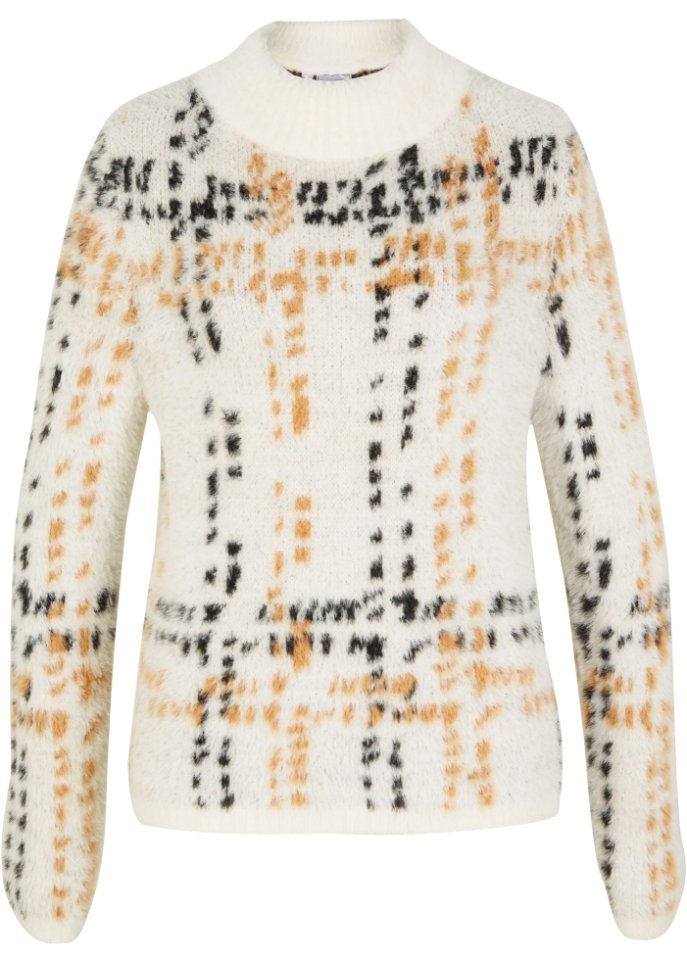 Pullover mit Stehkragen