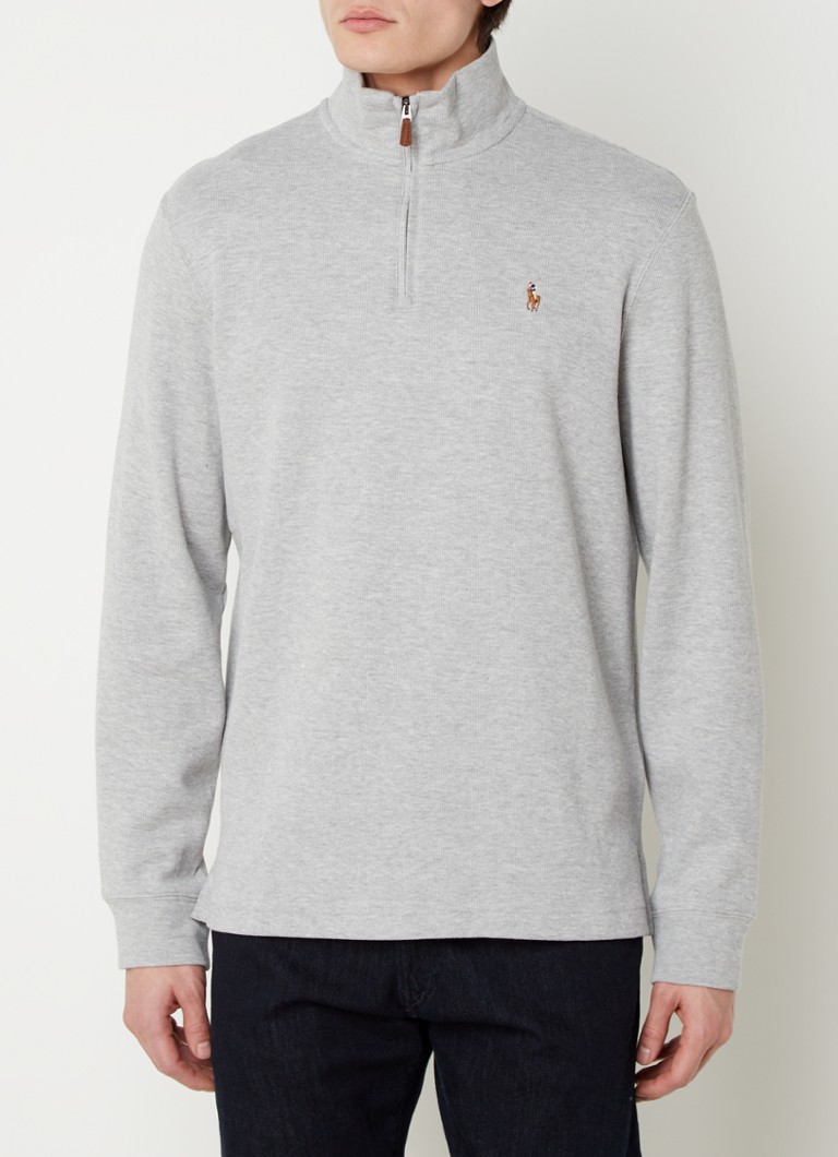 Ralph Lauren Fine-knit pullover with half zip