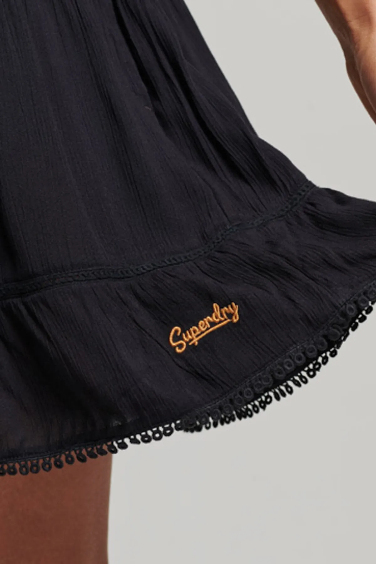 SUPERDRY  Kleid - Dunkelblau - A-Linie