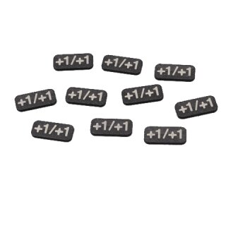 +1/+1 Counter - Black Glitter (10)