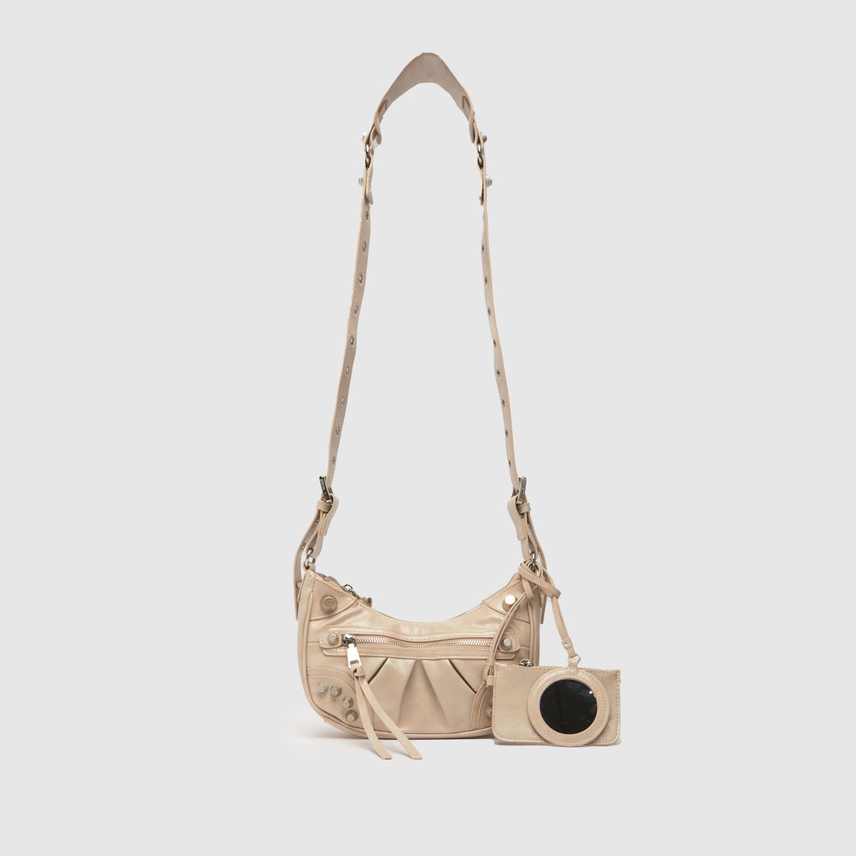 Steve Madden beige glödande axelväska