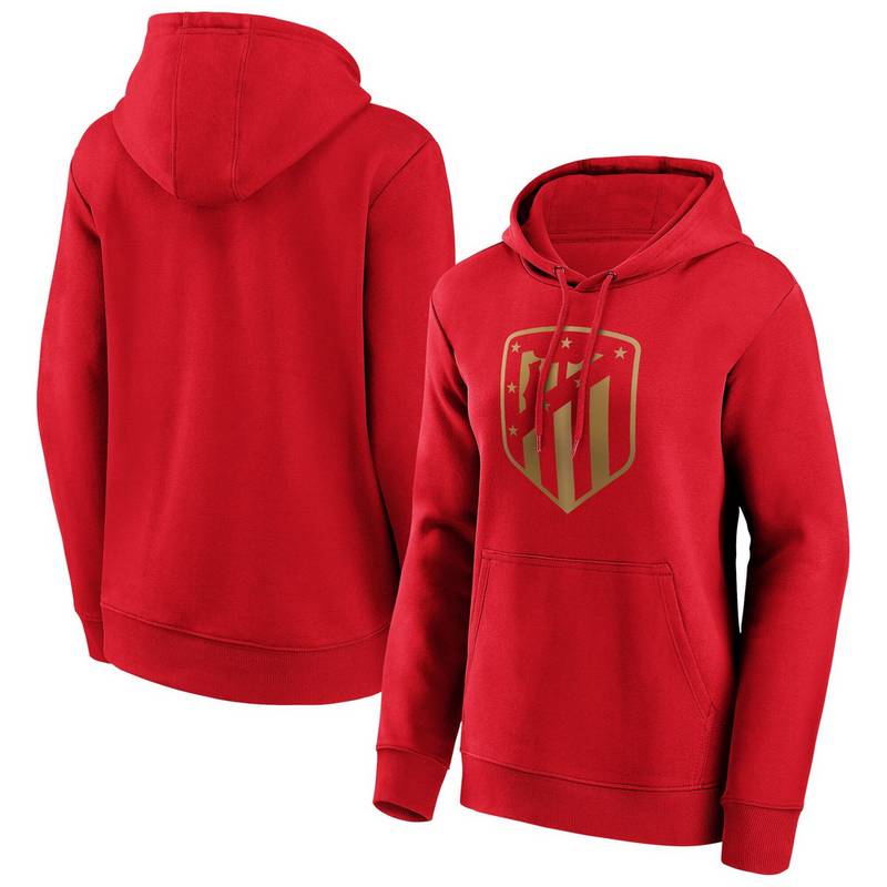 Fanatics Kapuzenpullover mit Metallic-Wappen Fleecehoodie Damen
