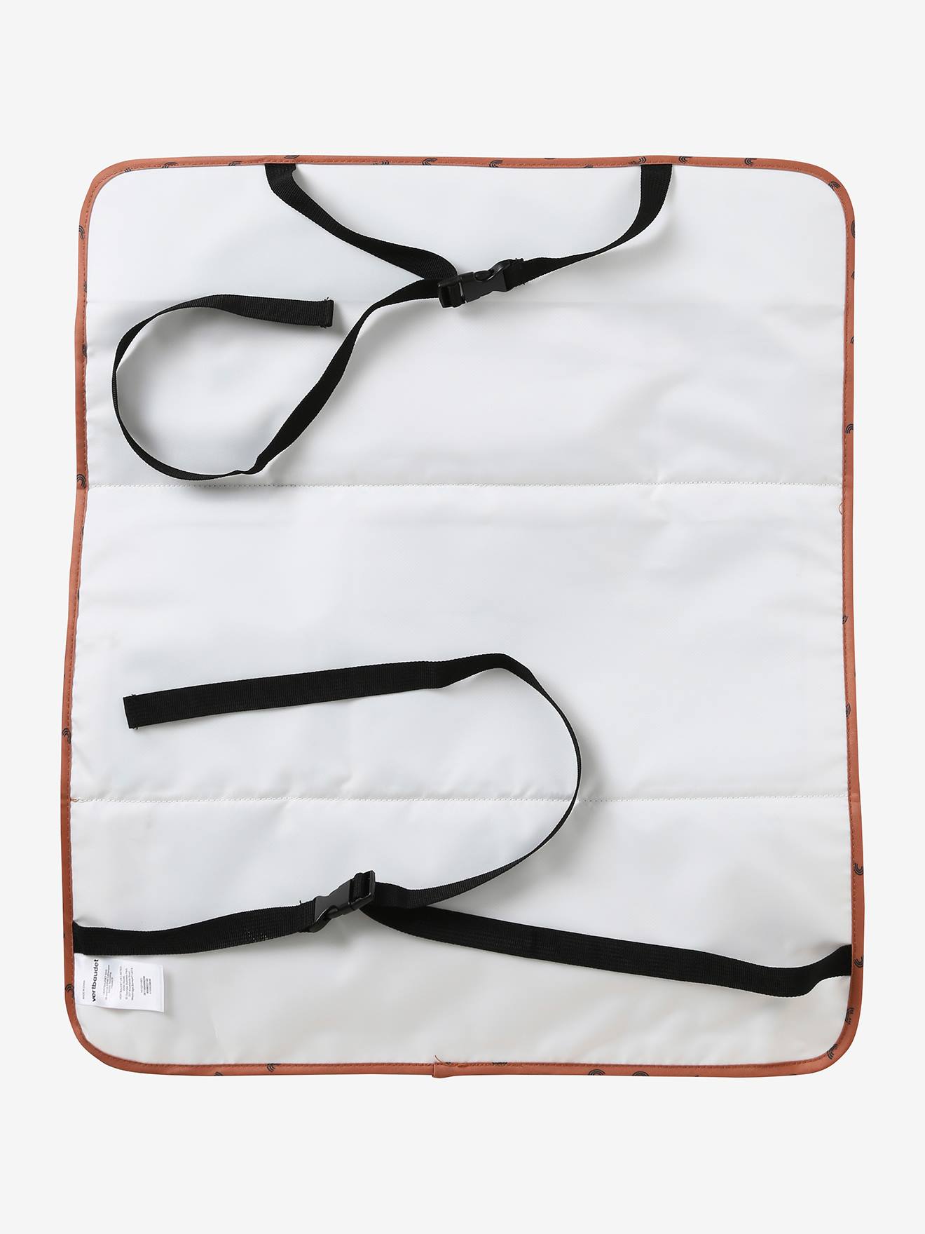 Vertbaudet Kinder Auto-Organizer FASHION ROLL - wollweiß regenbogen