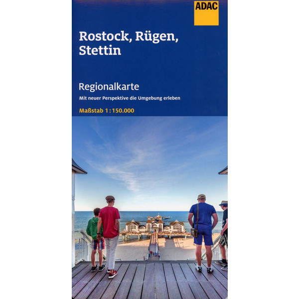 ADAC Regionalkarte Deutschland Blatt 3 Rostock, Rügen, Stettin 1:150 000 - Straßenkarte