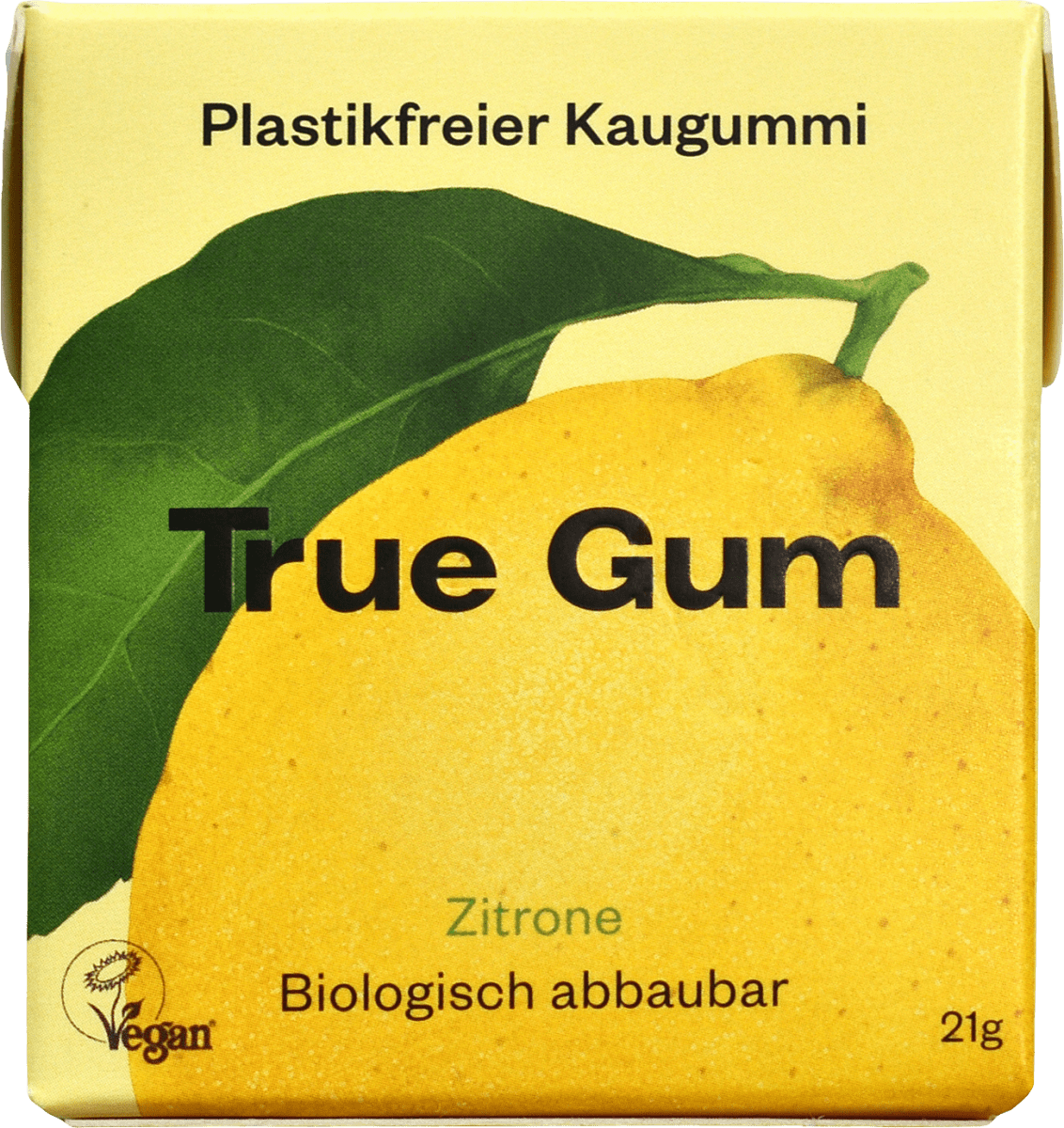 Kaugummi, Zitrone, zuckerfrei, 21 g