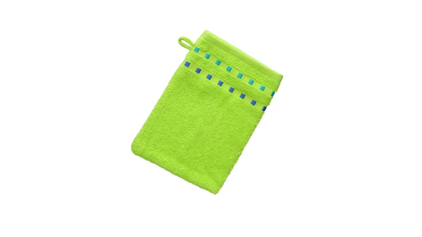 Waschhandschuhe Grün