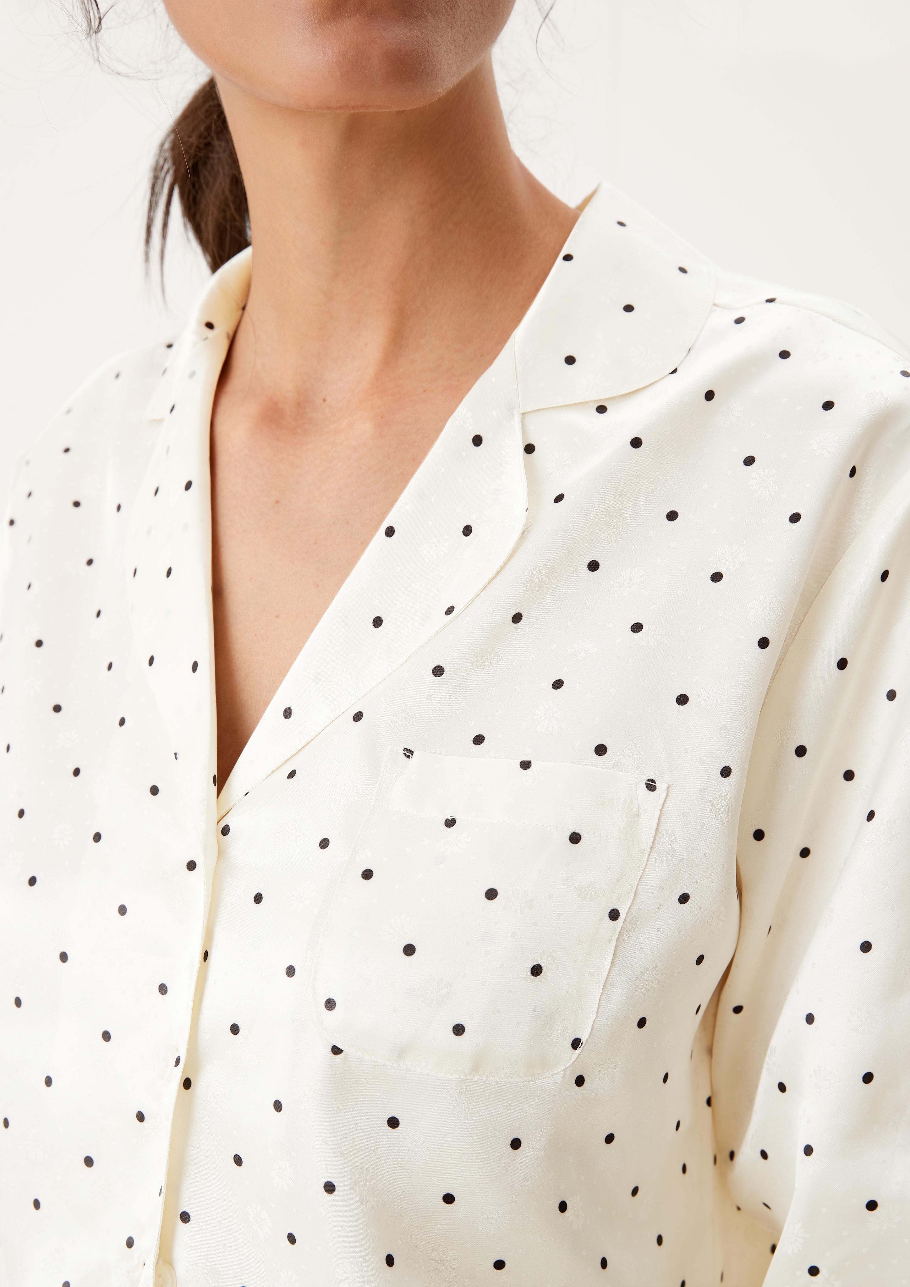 Langer Pyjama aus Satin  6006294-00P2