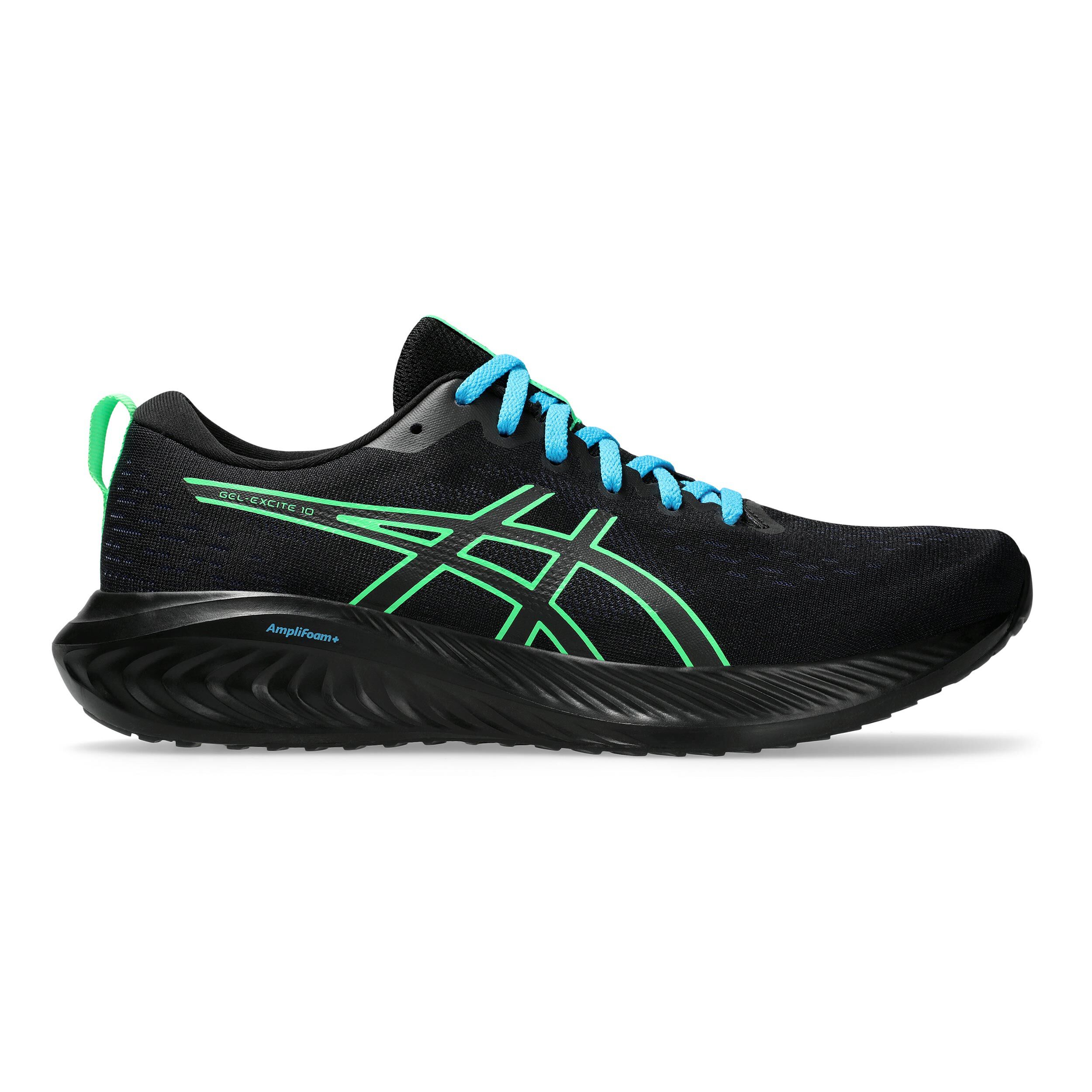Gel-Excite 10 Neutralschuh Herren - Schwarz, Grün