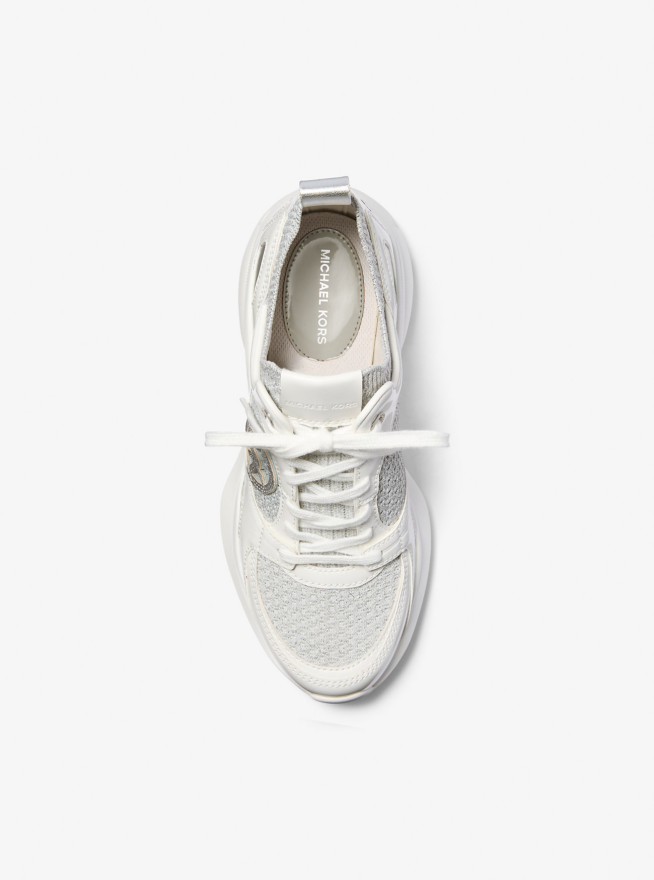 Zuma Metallic and Mesh Trainer - SILVER