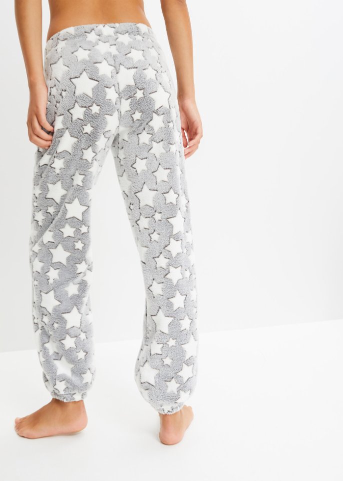 Fleece Pyjamahose aus kuscheligem Material mit weicher Innenseite