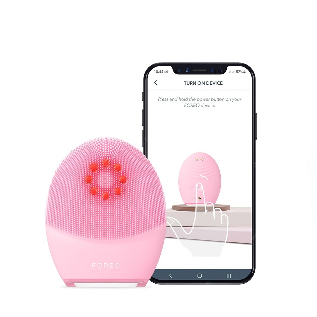 4 plus normal skin Thermo-Gesichtsreinigungsgerät mit NIR. rotem LED-Licht und Mikrostrom