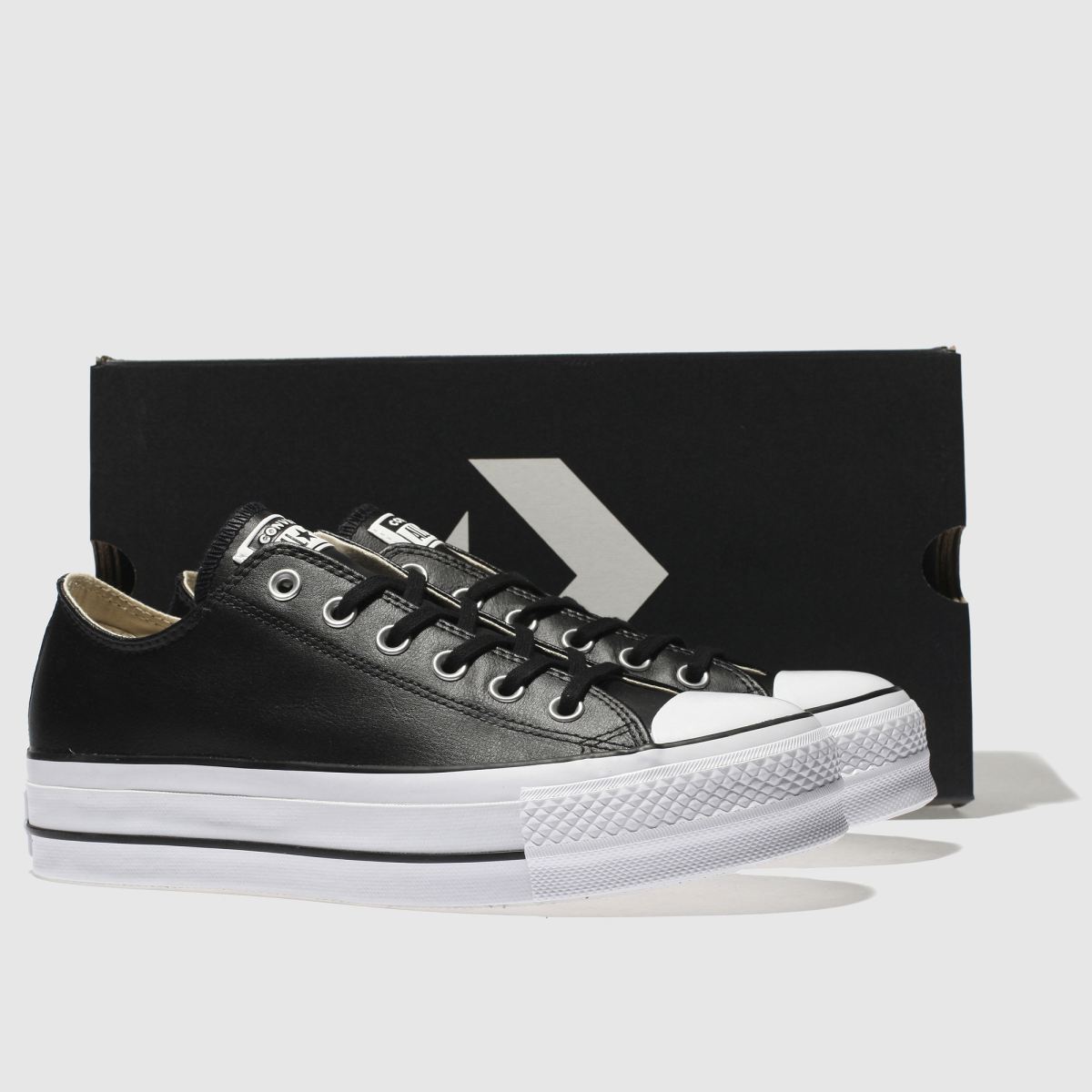 Converse All Star Lift Ox cipők fekete színben