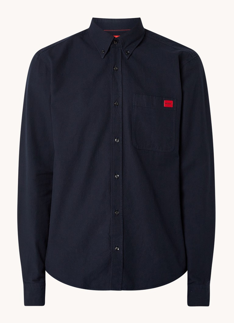 Slim fit srajca HUGO BOSS Evito z vezenim logotipom