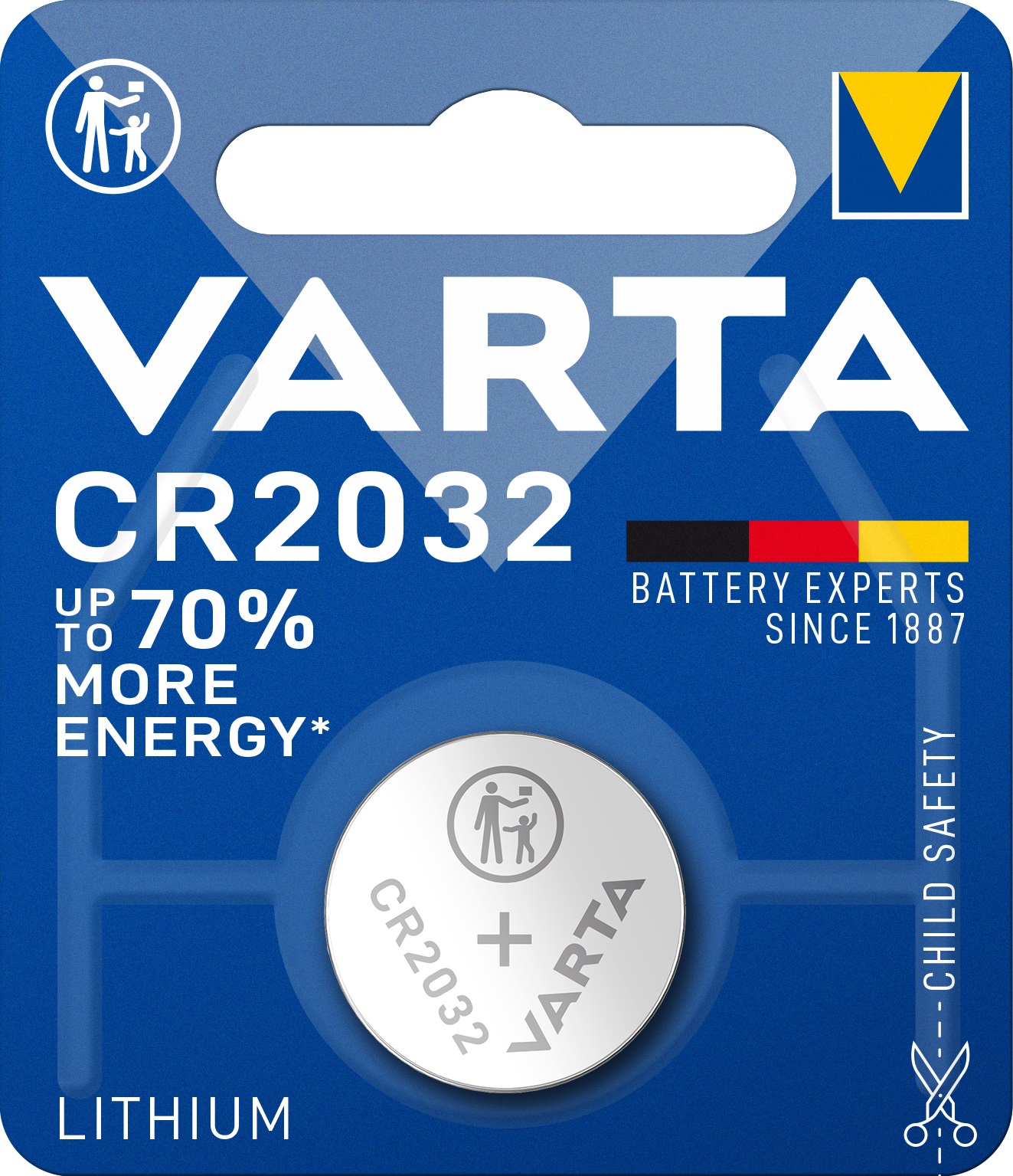 VARTA CR2025 Lithium-Knopfbatterie - ATU