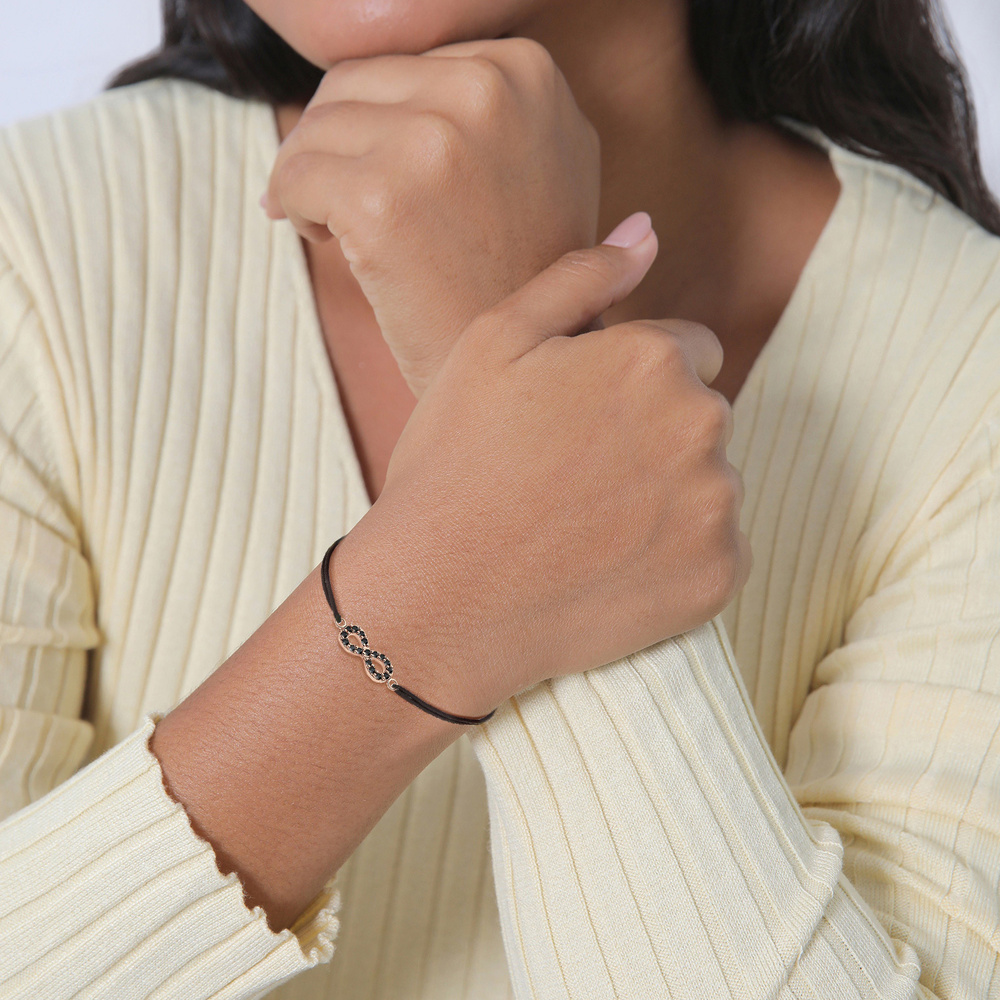 Elli Elli Bracelet Infinity Endless  Kristalle 925 Silber Bracelet