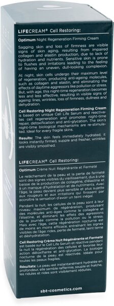 SBT Liefecream Cell Restoring Night Regeneration Firming Cream Nachtcreme
