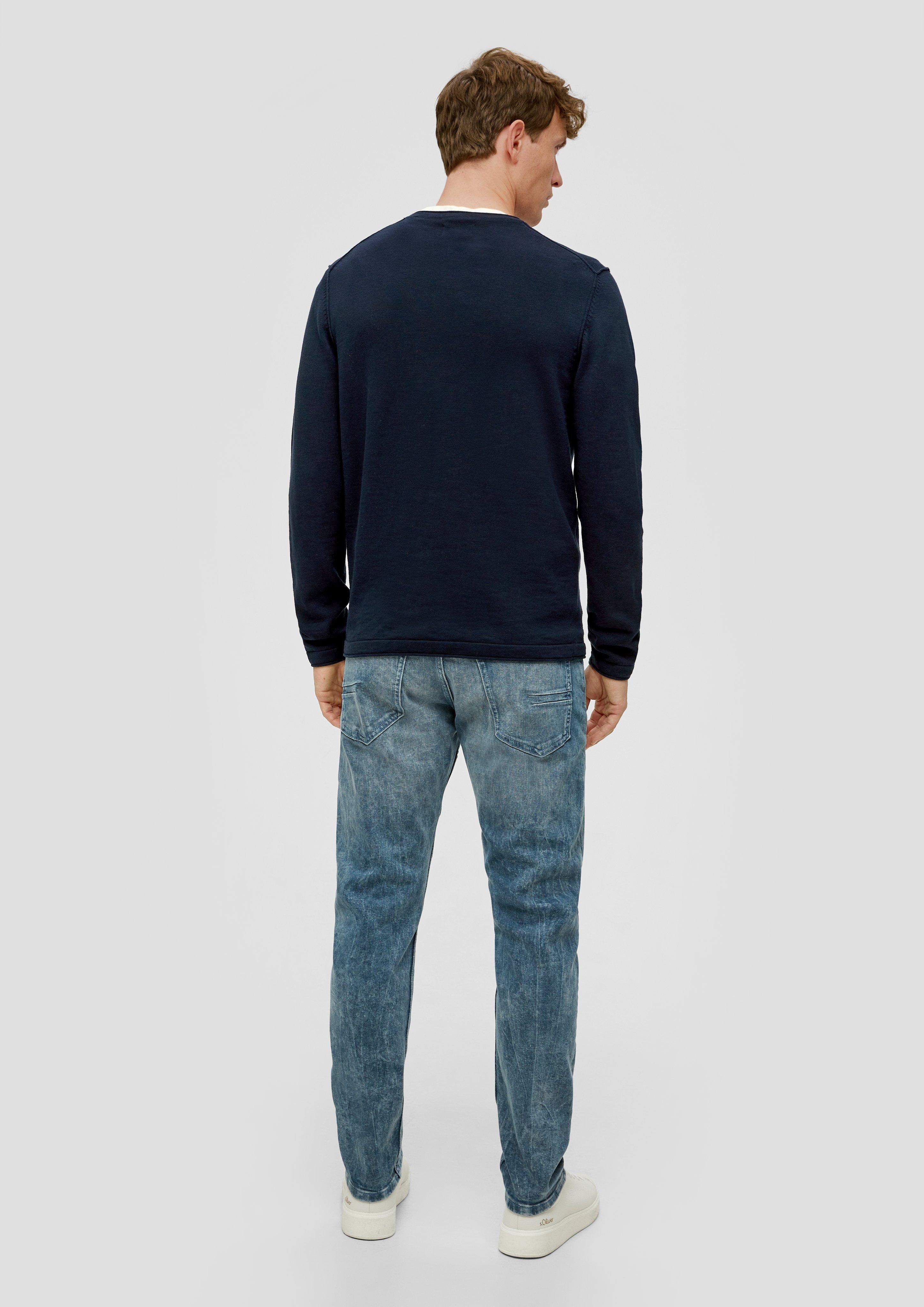 Strickpullover mit Rollkante  2141098-5978