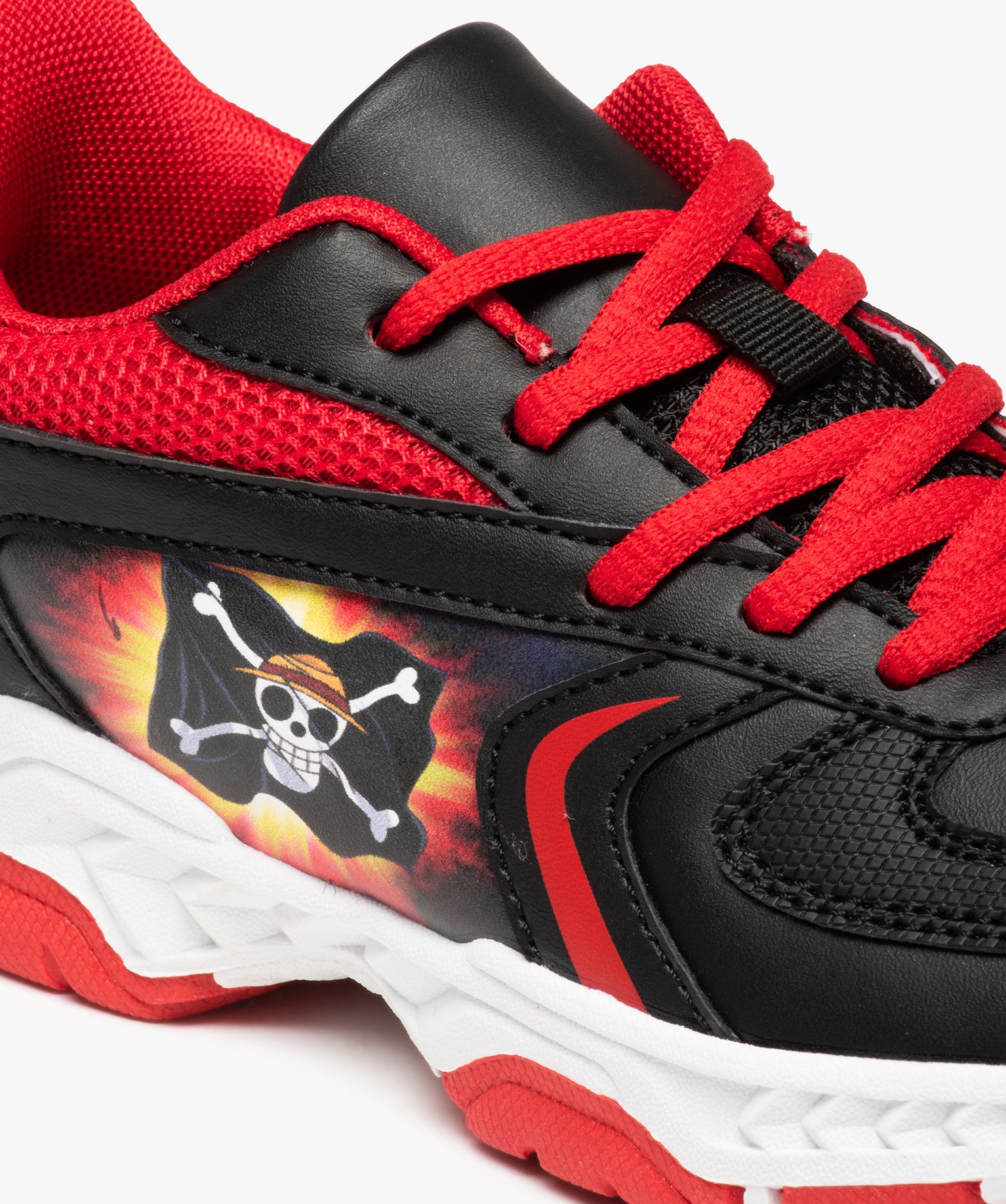Baskets Garçon imprimées et à lacets – One Piece noir | GEMO