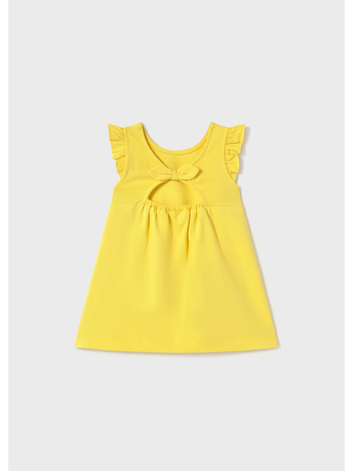 Mayoral Sommerkleid mit Applikationen in gelb günstig kaufen
