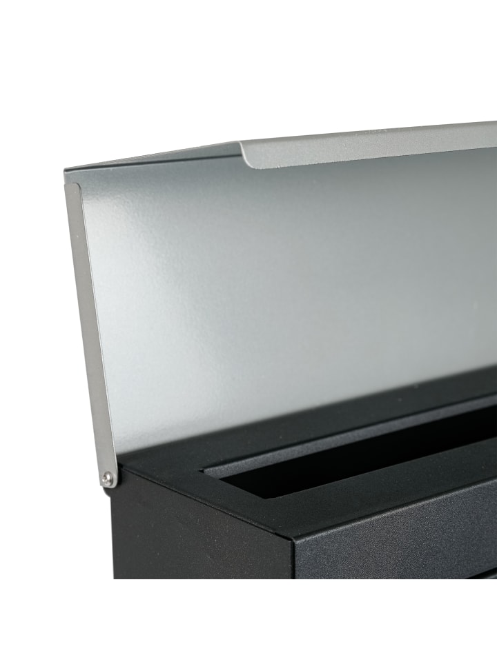 axentia Briefkasten, Karbonstahl, ca. 37x37x11cm günstig kaufen onesize